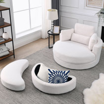 Round loveseat clearance chair